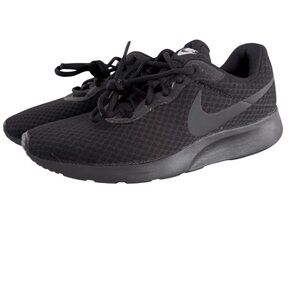 Nike Tanjun Gymnastics Shoes Sneakers Black Breathable Textile UppersComfortable
